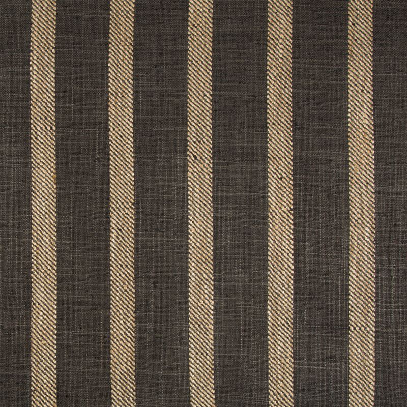 Sample 34985.816.0 Black Multipurpose Stripes Fabric by Kravet Basics