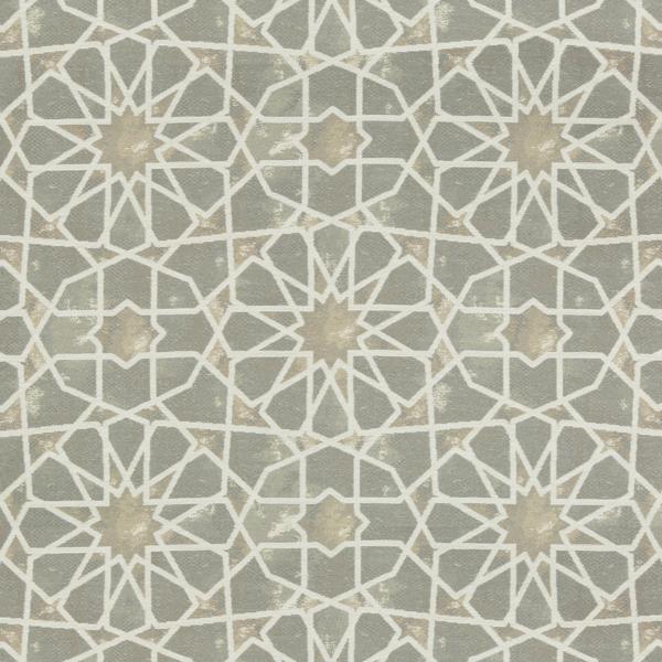 Sample 35101.11.0 Light Grey Upholstery Ethnic Fabric by Kravet Contract