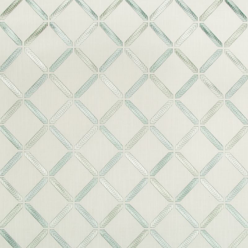 Sample 35275.135.0 White Multipurpose Diamond Fabric by Kravet Basics