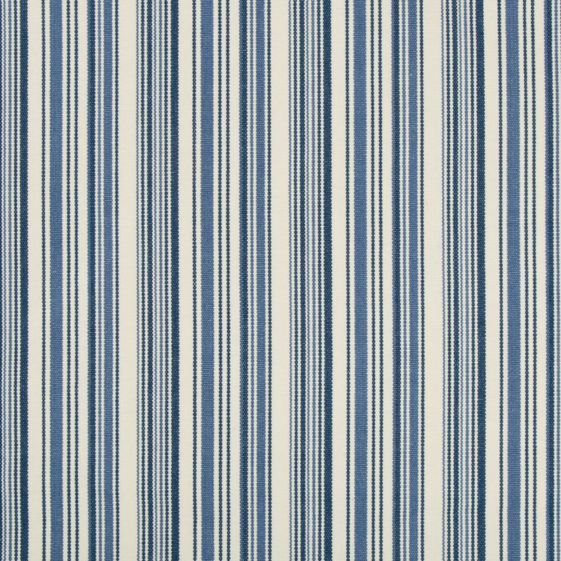 Sample 35284.55.0 Dark Blue Multipurpose Stripes Fabric by Kravet Basics