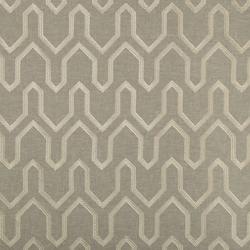 Sample 35286.11.0 Grey Multipurpose Geometric Fabric by Kravet Basics