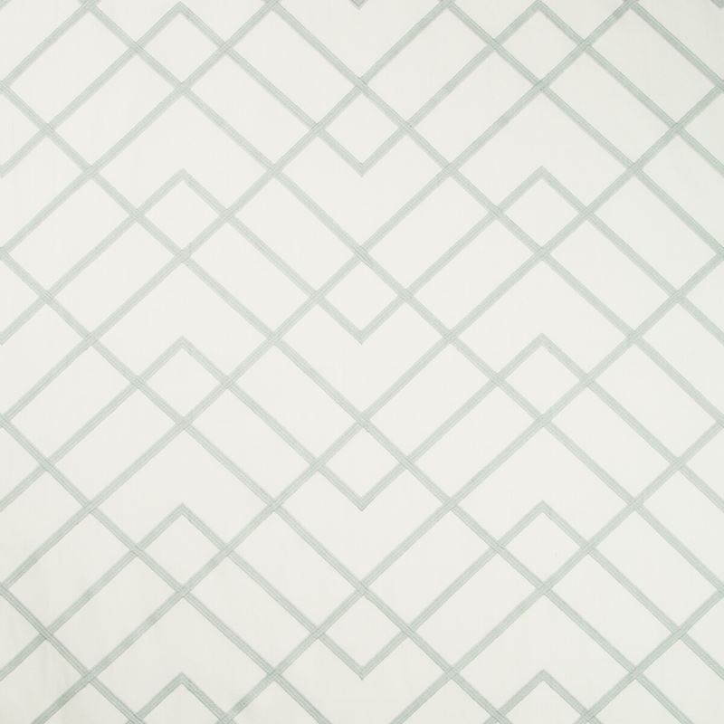 Sample 35299.135.0 Tapeley Mineral White Multipurpose Geometric Fabric by Kravet Basics