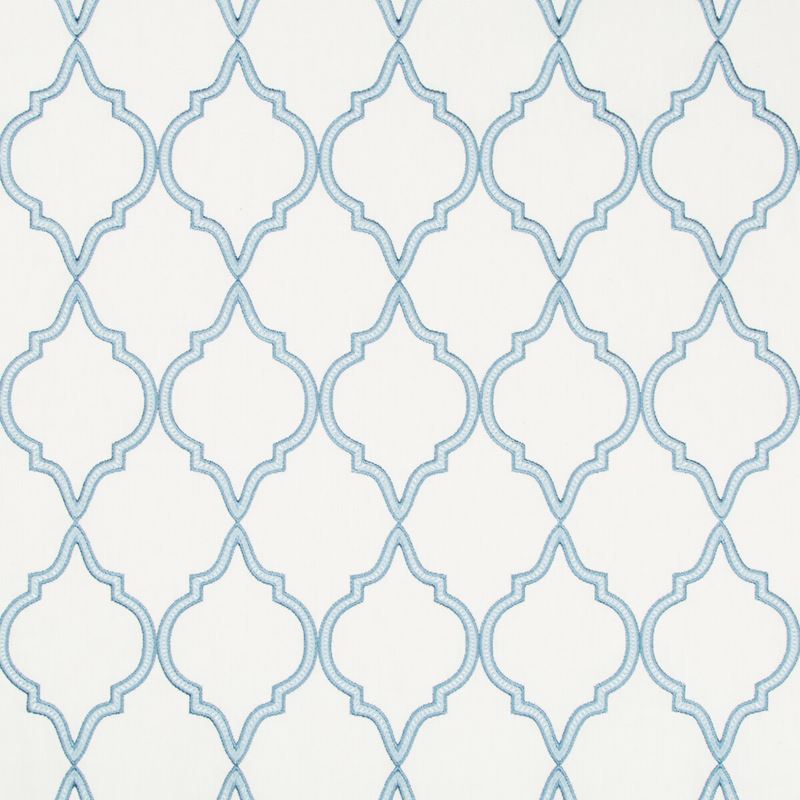 Sample 35301.15.0 Highhope Chambray White Multipurpose Geometric Fabric by Kravet Basics