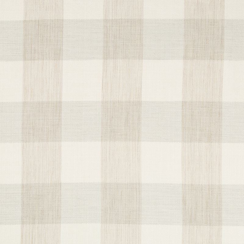 Sample 35306.16.0 Barnsdale Linen Beige Upholstery Check Houndstooth Fabric by Kravet Basics