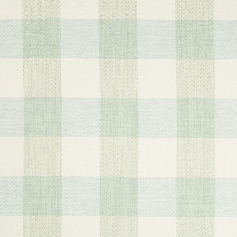 Sample 35306.3.0 Barnsdale Leaf Green Upholstery Check Houndstooth Fabric by Kravet Basics