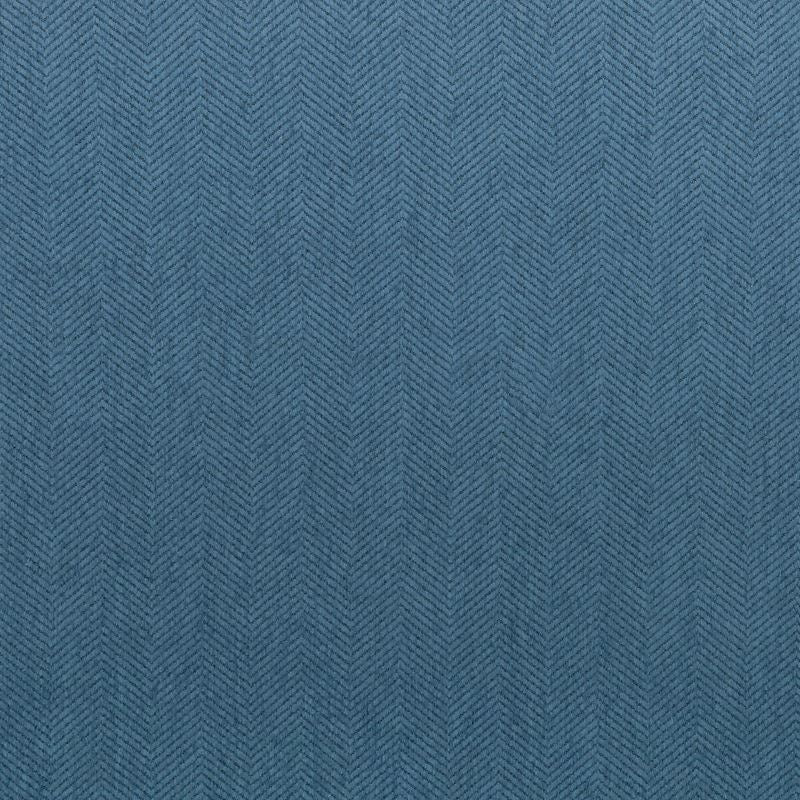 Sample 35361.5.0 Blue Upholstery Herringbone Tweed Fabric by Kravet Smart