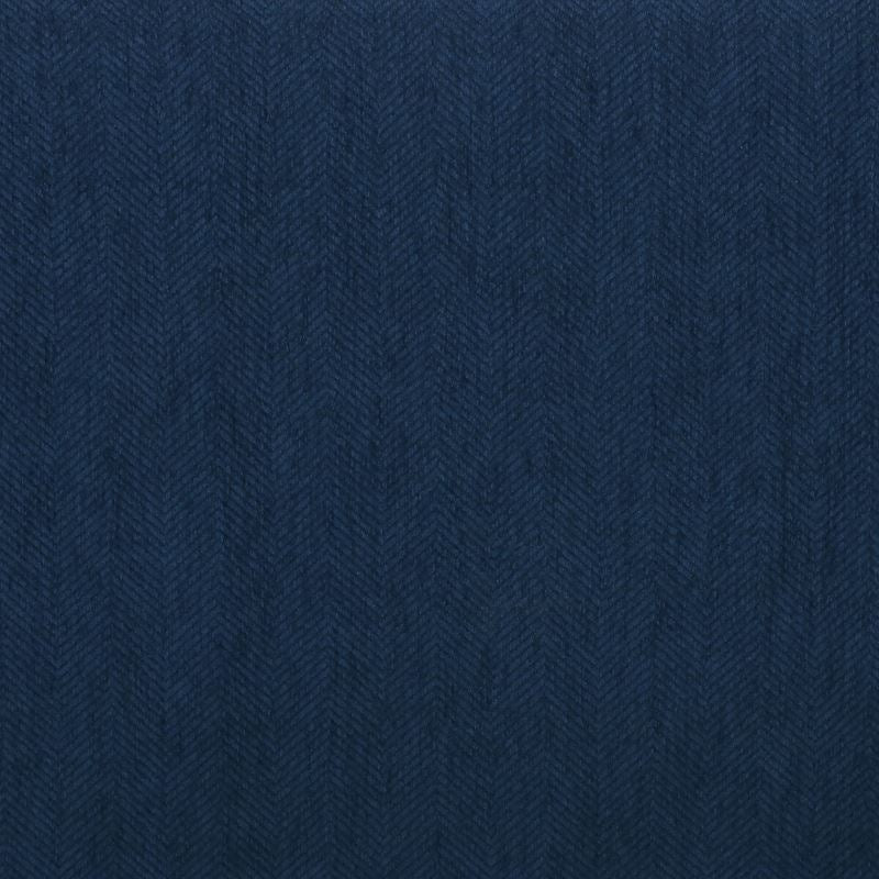 Sample 35361.50.0 Indigo Upholstery Herringbone Tweed Fabric by Kravet Smart