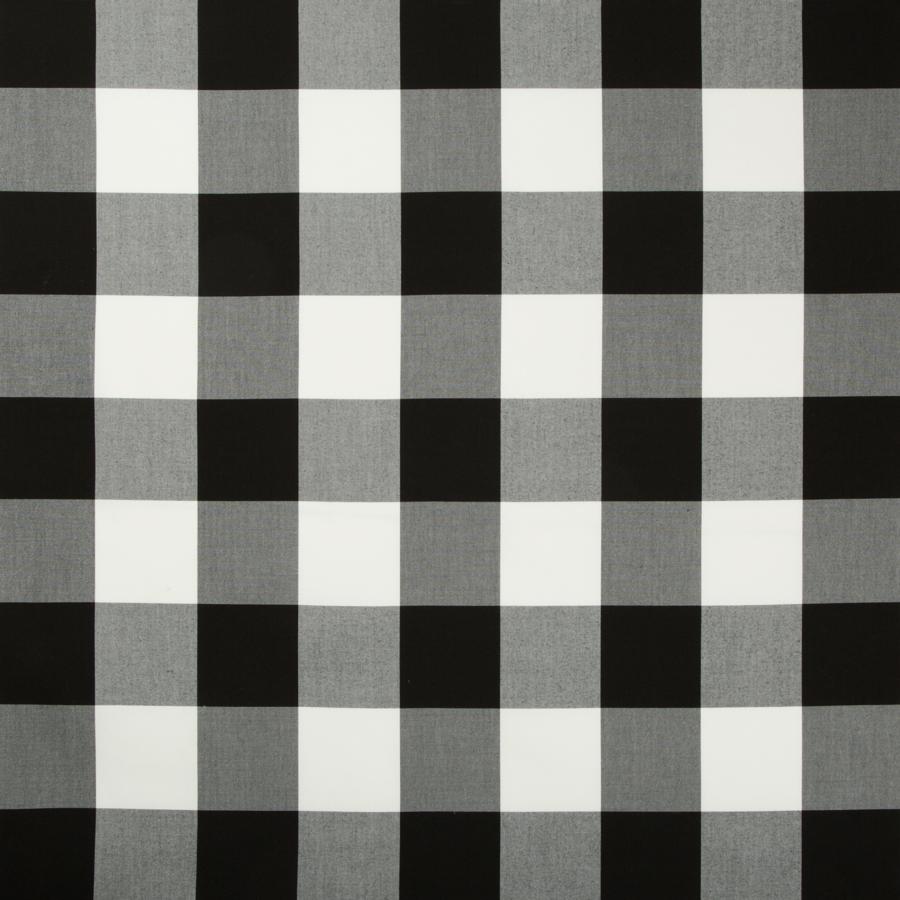 Sample 35371.81.0 Black Multipurpose Plaid Fabric by Kravet Basics