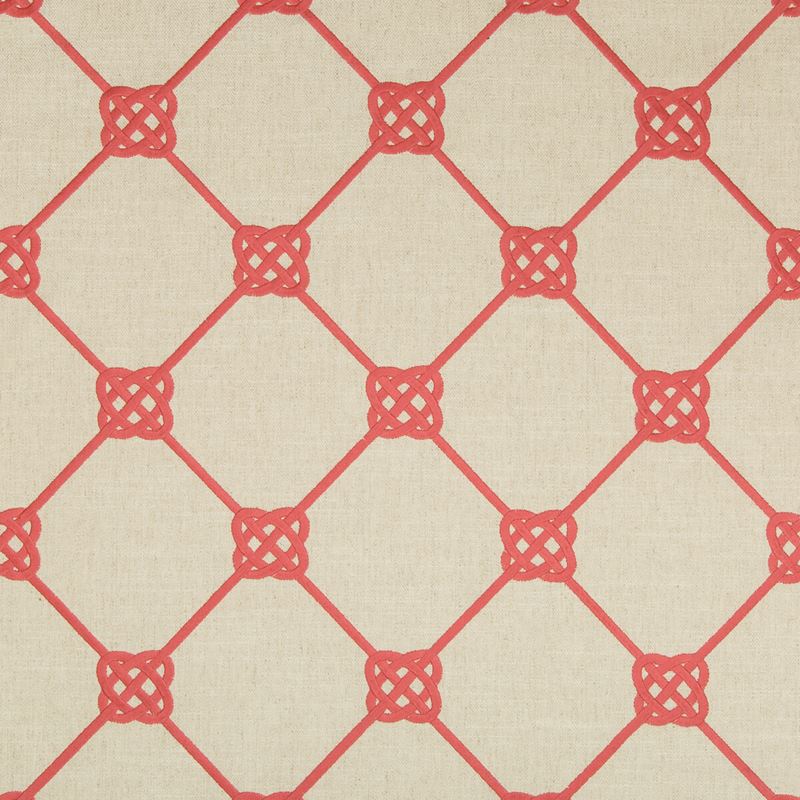 Sample 35540.12.0 Knotbridge Neutral Lattice Kravet Basics Fabric