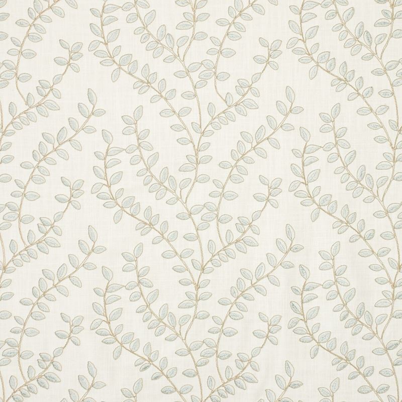 Sample 35792.15.0 Kravet Basics White Botanical Kravet Basics Fabric