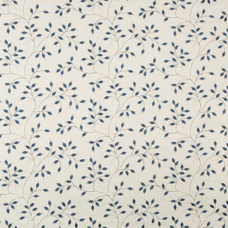 Sample 35813.5.0 White Botanical Kravet Basics Fabric