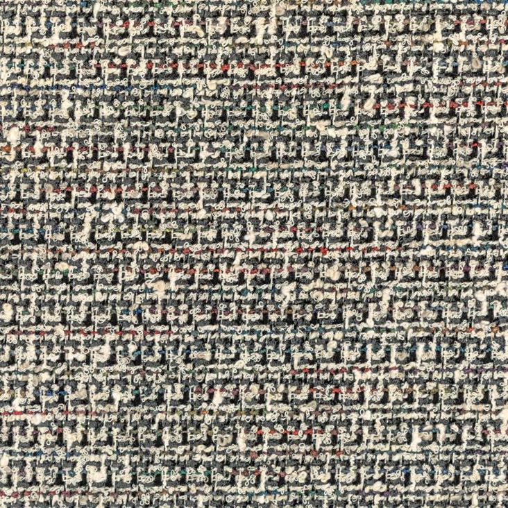Sample 36101.821.0 Atelier Tweed, Noir Multi by Kravet Couture Fabric