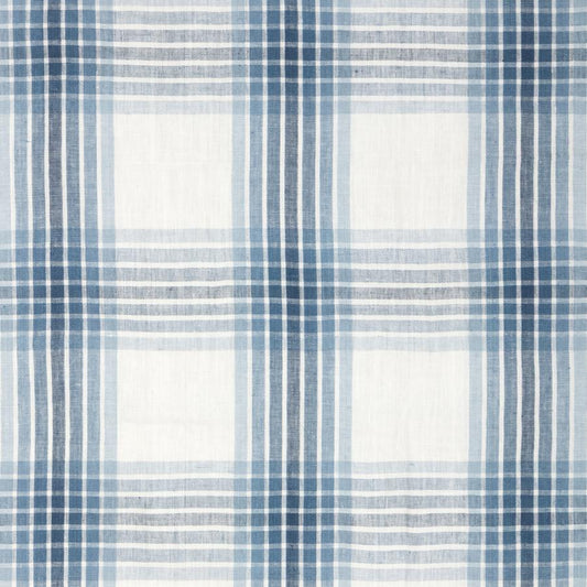 Purchase 37646.5.0 Royal Palm Plaid, Boca Blue - Kravet Couture Fabric