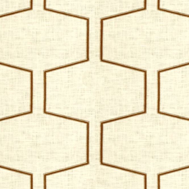 Sample 3991.616.0 Canyon Edge Clay White Drapery Contemporary Fabric by Kravet Couture