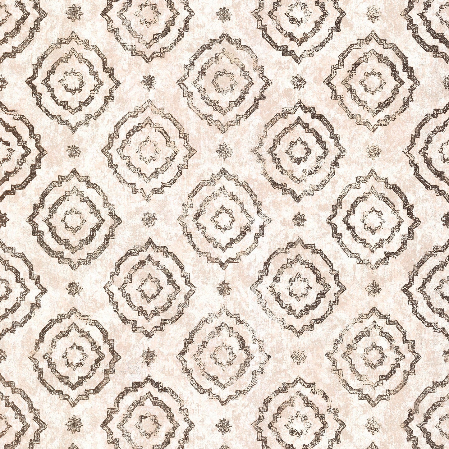 Purchase 4019-86423 Lustre, Uma Rose Gold Star Medallion Wallpaper by A-Street Prints Wallpaper