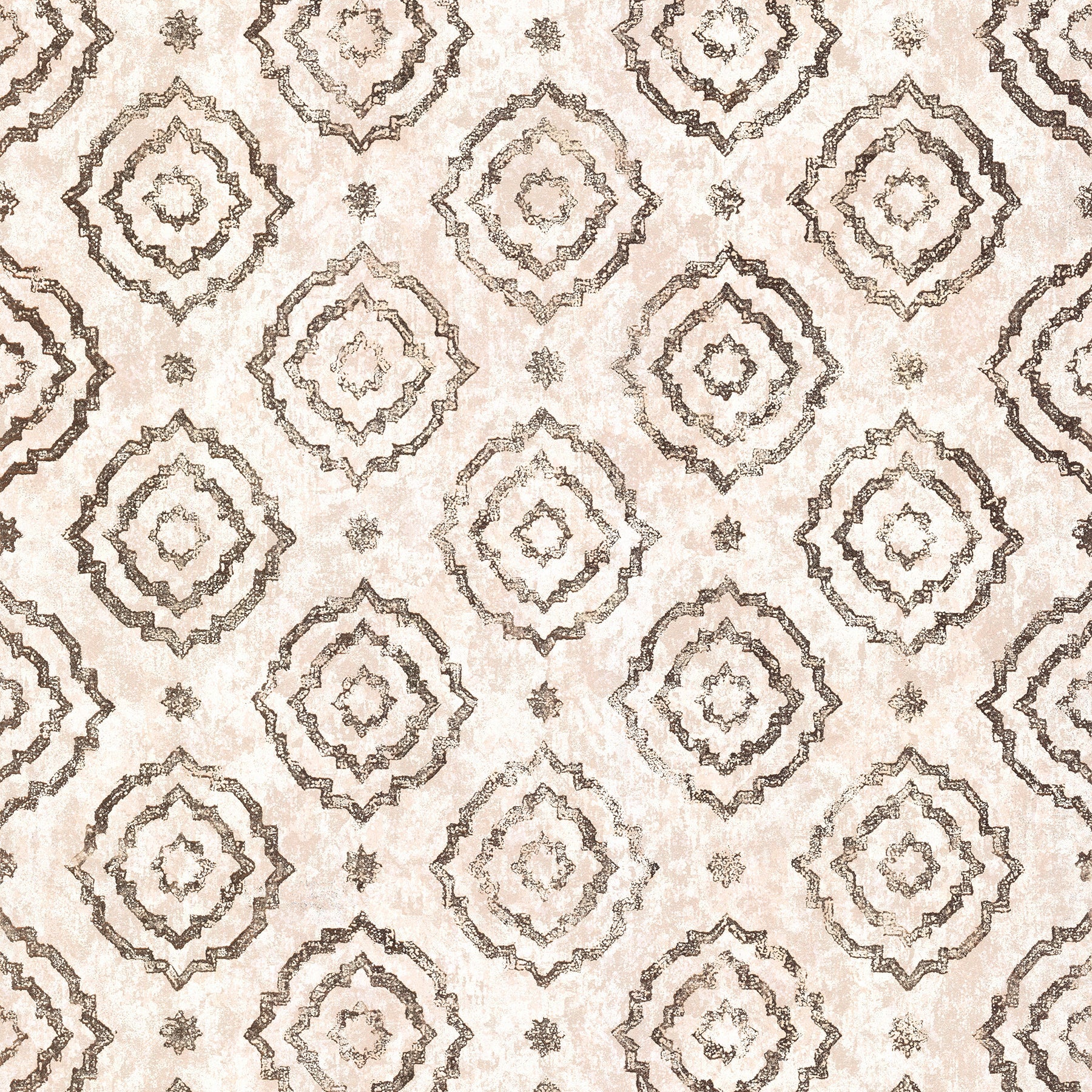 Purchase 4019-86423 Lustre, Uma Rose Gold Star Medallion by A-Street Prints Wallpaper