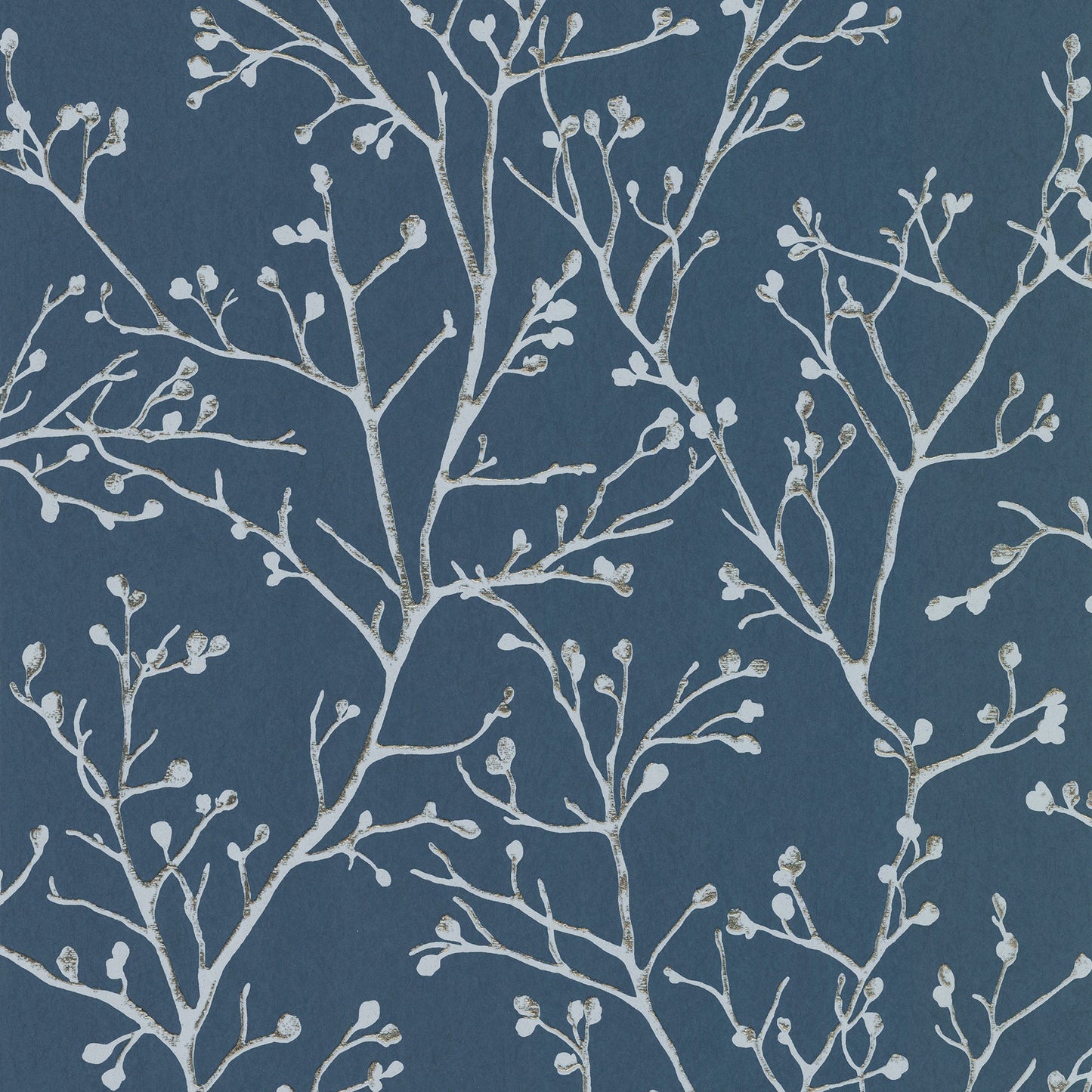 Purchase 4019-86455 Lustre, Koura Sapphire Budding Branches by A-Street Prints Wallpaper