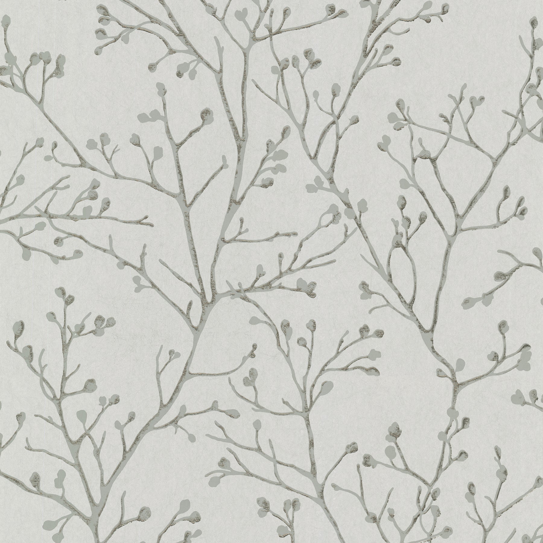 Purchase 4019-86456 Lustre, Koura Platinum Budding Branches by A-Street Prints Wallpaper