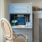 Purchase 4071-70060 Advantage Wallpaper, Balantine Neutral Weave - Blue Heron12