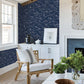 Purchase 4071-71004 Advantage Wallpaper, Kuroshio Navy Ocean Wave - Blue Heron1