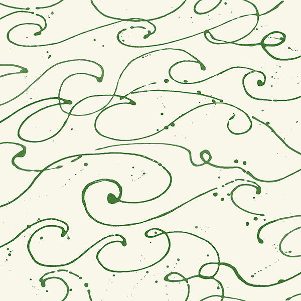 Purchase 4071-71006 Advantage Wallpaper, Kuroshio Green Ocean Wave - Blue Heron