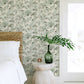 Purchase 4071-71015 Advantage Wallpaper, Manaus Aqua Palm Frond - Blue Heron1