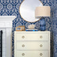 Purchase 4071-71018 Advantage Wallpaper, Helm Damask Navy Floral Medallion - Blue Heron12