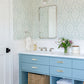 Purchase 4071-71023 Advantage Wallpaper, Helm Damask Aqua Floral Medallion - Blue Heron1