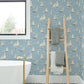Purchase 4071-71034 Advantage Wallpaper, Leeward Light Blue Sailboat - Blue Heron12