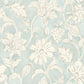 Purchase 4071-71038 Advantage Wallpaper, Plumeria Aqua Floral Trail - Blue Heron