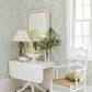 Purchase 4071-71038 Advantage Wallpaper, Plumeria Aqua Floral Trail - Blue Heron12
