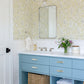 Purchase 4071-71041 Advantage Wallpaper, Plumeria Yellow Floral Trail - Blue Heron1