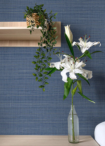 Purchase 4071-71051 Advantage Wallpaper, Spinnaker Navy Netting - Blue Heron1