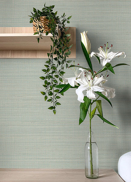 Purchase 4071-71054 Advantage Wallpaper, Spinnaker Aqua Netting - Blue Heron1