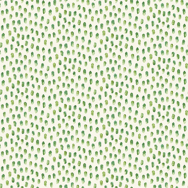 Purchase 4071-71062 Advantage Wallpaper, Sand Drips Green Painted Dots - Blue Heron