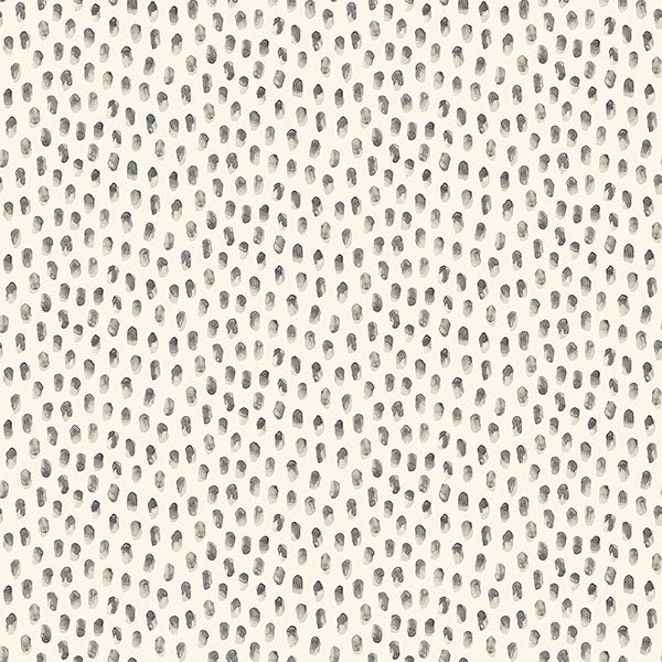 Purchase 4071-71063 Advantage Wallpaper, Sand Drips Dark Grey Painted Dots - Blue Heron
