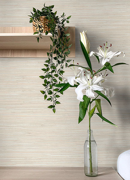 Purchase 4071-71064 Advantage Wallpaper, Grassweave Peach Imitation Grasscloth - Blue Heron1