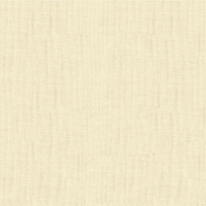 Sample 4112.1.0 Ivory Drapery Solids Plain Cloth Fabric by Kravet Basics