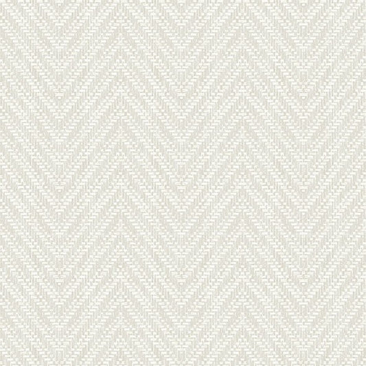 Purchase 4122-26651 A-Street Wallpaper, Glynn Silver Chevron - Terrace