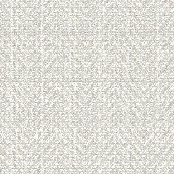 Purchase 4122-26652 A-Street Wallpaper, Glynn Light Grey Chevron - Terrace