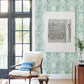 Purchase 4122-27012 A-Street Wallpaper, Pavord Green Floral Shibori - Terrace12