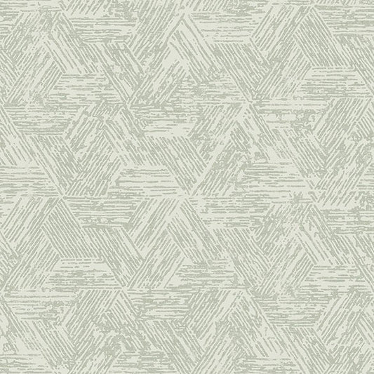 Purchase 4122-27035 A-Street Wallpaper, Retreat Sea Green Quilted Geometric - Terrace
