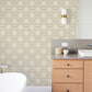 Purchase 4122-27046 A-Street Wallpaper, Manor Taupe Geometric Trellis - Terrace12