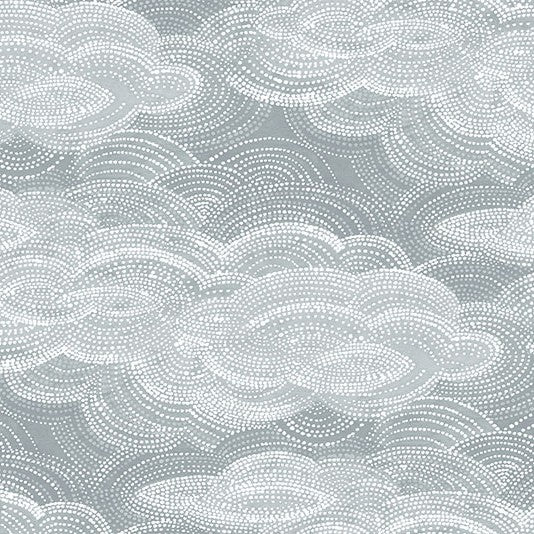 Purchase 4122-72404 A-Street Wallpaper, Vision Slate Stipple Clouds - Terrace