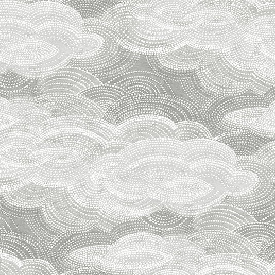 Purchase 4122-72406 A-Street Wallpaper, Vision Grey Stipple Clouds - Terrace