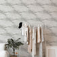 Purchase 4122-72406 A-Street Wallpaper, Vision Grey Stipple Clouds - Terrace12