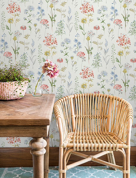 Purchase 4134-72500 Chesapeake Wallpaper, Bergamot Wildflower - Wildflower12