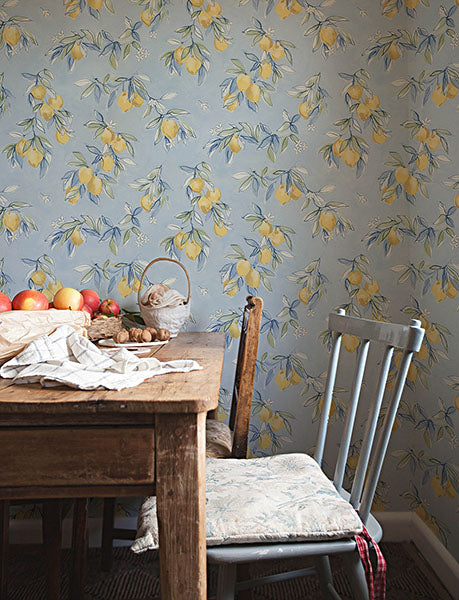 Purchase 4134-72506 Chesapeake Wallpaper, Lemonade Citrus - Wildflower1