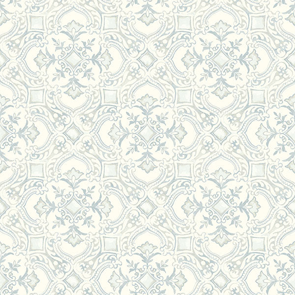 Purchase 4134-72516 Chesapeake Wallpaper, Marjoram Floral Tile - Wildflower