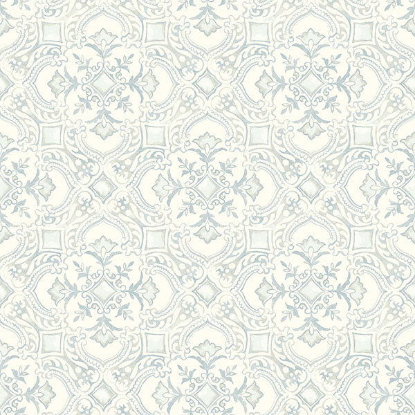 Purchase 4134-72516 Chesapeake Wallpaper, Marjoram Floral Tile - Wildflower